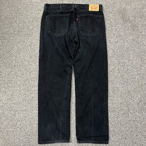 Levis 505 Black Denim Jeans